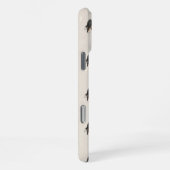 Handgezeichnetes Portrait Wasserfarbe King Cavalie iPhone Hülle (Rechte Seite)