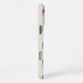 Handgezeichnetes Portrait Wasserfarbe Shih Tzu iPhone Hülle (Rechte Seite)