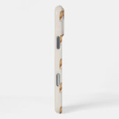 Handgezeichnetes Portrait Wasserfarbengeflecht iPhone Hülle (Rechte Seite)