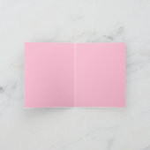 Handgezeichnetes Rosa Grüner Bow Kranz Weihnachten (Innenseite)