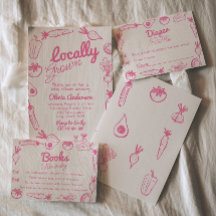 Handgezeichnetes Rosa, örtlich gezüchtete Girl-Bab