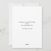 Handgezeichnetes rustikales Weihnachten Weihnachte (Rückseite)