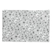 Handgezeichnetes, Schwarz-weißes, umkehrbares Must Kissenbezug (Rückseite)