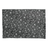 Handgezeichnetes, Schwarz-weißes, umkehrbares Must Kissenbezug (Vorderseite)