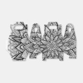 Handgezeichnetes Stift-Mandala-Design Geschenkschachtel (Ungefaltet)