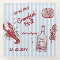 Handgezeichnetes Summer Seafood Crawfish Party