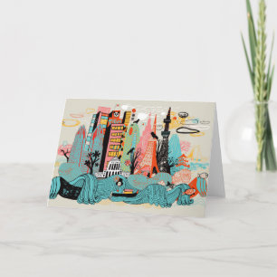 Handgezeichnetes Tokio Japan Karte