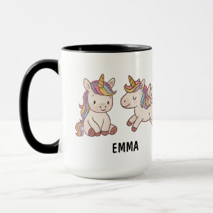 Handgezeichnetes Unicorn Niedlich Tasse