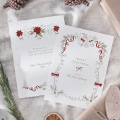 Handgezeichnetes Vintages Retro Frohe Weihnachten