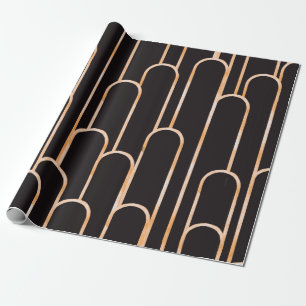 Handgezeichnetes Wasserfarbenmuster, nahtlos, geom Geschenkpapier