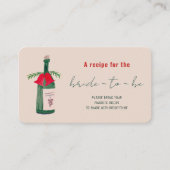 Handgezeichnetes Weihnachts-Brautparty gemeinsam m Begleitkarte (Vorderseite)