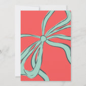 Handgezeichnetes Weihnachtscocktail-Party Einladung (Rückseite)