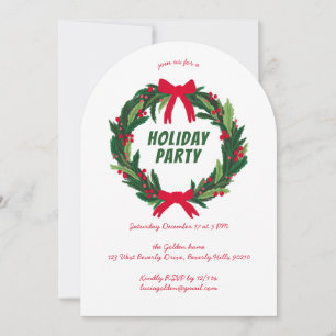 Handgezeichnetes Weihnachtsfest - Party ARCH Einladung
