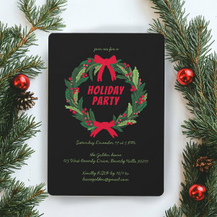 Handgezeichnetes Weihnachtsfest-Party KUSTOM Einladung