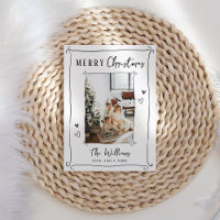 Handgezeichnetes Whimsical Foto Weihnachten