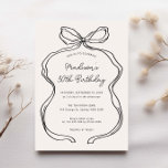Handgezeichnetes Whimsical Ribbon 30. Geburtstag P Einladung<br><div class="desc">Diese Einladung zum 30. Geburtstag wurde für die Koordination mit unserer handgezeichneten Ribbon-Grenze konzipiert und zeigt die beliebte und schicke Band mit handgeschriebenem Schriftart. Wenn Sie gewollt haben, Ihren Gast mit diesem einzigartigen Design vertraut zu machen, ist diese Suite perfekt für Sie. Für eine erweiterte Anpassung dieses Designs, z.B. das...</div>