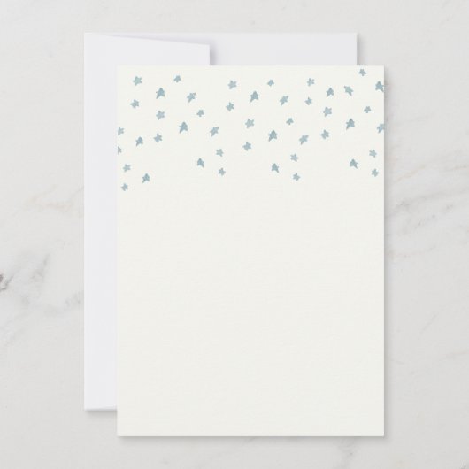 Handgezeichnetes whimsisches Party Einladung (Rückseite)