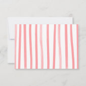 Handgezeichnetes Windelmädchen Einladung (Rückseite)