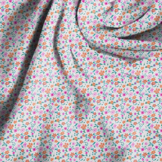 Handgezeichnetes winziges Blumenmuster Stoff