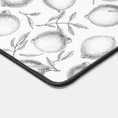 Handgezeichnetes Zitronenmuster Schreibtischunterlage (Ecke)