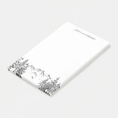 Handgezogene Berge für die Aufgabenliste Post-it Klebezettel (angewinkelt)