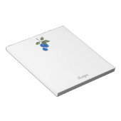 Handgezogene Blaubeeren 3 Notizblock (angewinkelt)