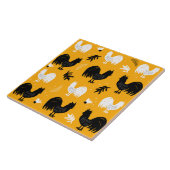 Handgezogene Blumenarmmuster Fliese (Seite)