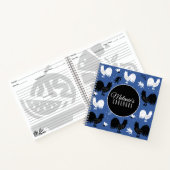 Handgezogene Blumenarmmuster Notizblock (Innenseite)