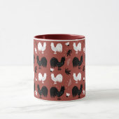 Handgezogene Blumenarmmuster Tasse (Zentrum)