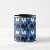 Handgezogene Blumenarmmuster Tasse (Zentrum)