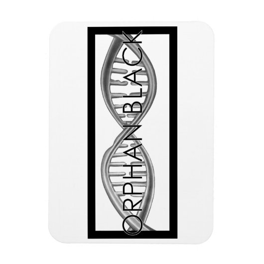 Handgezogene DNA Magnet (Vertikal)
