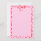 Handgezogene Doodles Abschluss Save the Date Einladung (Rückseite)