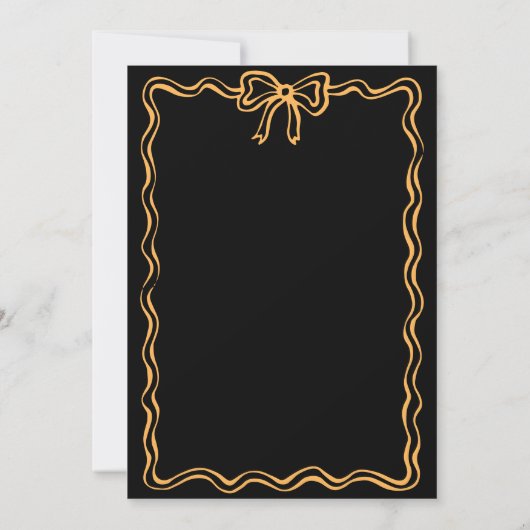 Handgezogene Doodles Klassisches Graduierungskappe Einladung (Rückseite)