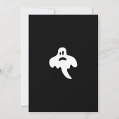 Handgezogene Doodles Niedliches Halloween-Party Einladung (Rückseite)