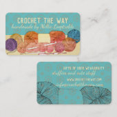 Handgezogene, gedrehte Garnelenhahn b Visitenkarte (Vorne/Hinten)