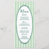 Handgezogene, handgeschriebene Hochzeit Menükarte (Vorderseite)