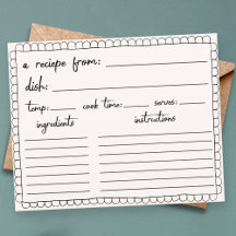 Handgezogene Jakobsduschkarte