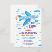 Handgezogene Party Einladung (Vorne/Hinten)