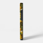 Handgezogene Sonnenblume iPhone Hülle (Linke Seite)