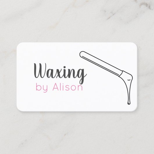 Handgezogene Visitenkarte (Vorderseite)