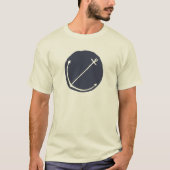 Handgezogener Anker T-Shirt (Vorderseite)