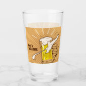 Handgezogener Bier Glas (Vorderseite)