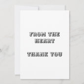 Handgezogener Grünbäumfrosch Dankeskarte (Rückseite)