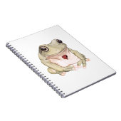 Handgezogener Grünbäumfrosch Notizblock (Rechte Seite)