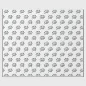 Handgezogener Hundehundefreund Geschenkpapier (Flach)