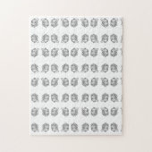 Handgezogener Hundehundefreund Puzzle (Vertikal)