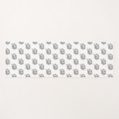 Handgezogener Hundehundefreund Yogamatte (Vorderseite (Horizontal))