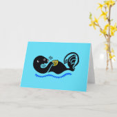 Handgezogener Meeresgrund - Erhaltung - Natur - Karte (Gelbe Blume)