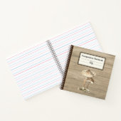 Handgezogener Parasol Pilz Personalisiert Comp Notizblock (Innenseite)