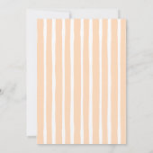 Handgezogener Pumpkin Geburtstagsparty Einladung (Rückseite)